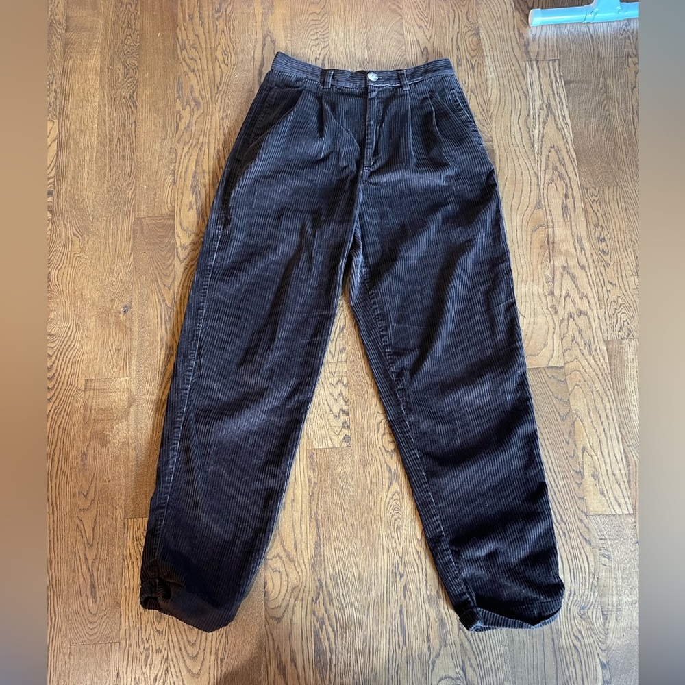 Vintage Eddie Bauer high rise corduroy trousers